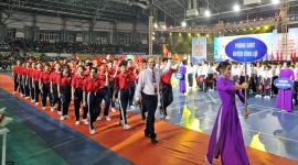 Gần 2.000 học sinh tham gia Hội khoẻ Phù Đổng tỉnh Bạc Liêu năm 2024