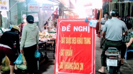 Tiểu thương Cần Thơ chấp hành nghiêm lệnh tạm dừng hoạt động các chợ truyền thống