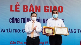 Công ty xi măng Tây Đô bàn giao Ngôi Nhà chung cho trẻ nhiễm Dioxin