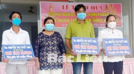 Tặng 260 phần quà, 3 căn nhà tình thương cho đồng bào Khmer