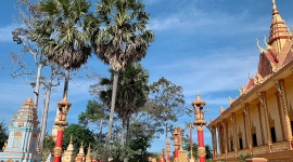 Bạc Liêu: Những ngôi chùa Khmer có kiến trúc độc đáo thu hút khách du lịch