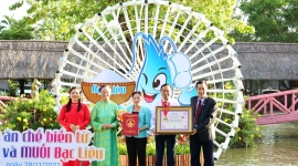 Hấp dẫn 122 món ăn xác lập kỷ lục Việt Nam tôn vinh đặc sản Tôm và Muối Bạc Liêu