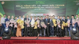 Nét đẹp thể thao qua Giải Tennis ngành Trang trí Nội thất miền Trung Nam Bộ và Tây Nguyên lần thứ 14