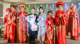 Nhà thiết kế Việt Hùng lần đầu mang “Thoáng Tây Đô” trình diễn tại triển lãm cưới lớn nhất ĐBSCL