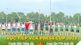 Trực tiếp VCK Press Cup 2023: Truyền hình thông tấn - Trung tâm PTTH Quân đội