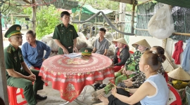 Kiên Giang: Cán bộ Biên phòng say mê công tác giáo dục chính trị ở đơn vị cơ sở