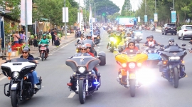 Hàng ngàn lượt khách đến tham quan và giao lưu tại Đại hội Moto Cần Thơ năm 2023
