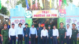 Lãnh đạo Thành ủy Cần Thơ kiểm tra công tác chuẩn bị giao, nhận quân tại quận Ninh Kiều