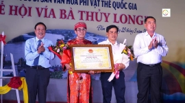 Cà Mau: Huyện Đầm Dơi đón nhận di sản văn hóa phi vật thể quốc gia - Lễ hội vía Bà Thủy Long