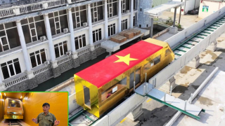 Việt Nam vừa có đoàn tàu dát vàng khoảng 9 tỷ được chạy thử dưới lòng đất, thiết kế chở được 80 khách