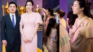 Hoa hậu Đỗ Mỹ Linh vô tình để lộ bằng chứng đã bí mật sinh con thứ 2
