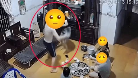 Clip đang sục sôi nhất lúc này: Một bữa cơm thôi mà hiện rõ cả một gia đình suy đồi về nền nếp