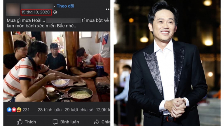 Cư dân mạng lại mất niềm tin vì phát hiện đoạn clip Hoài Linh ăn uống cùng bạn bè vào đúng ngày mổ tuyến giáp