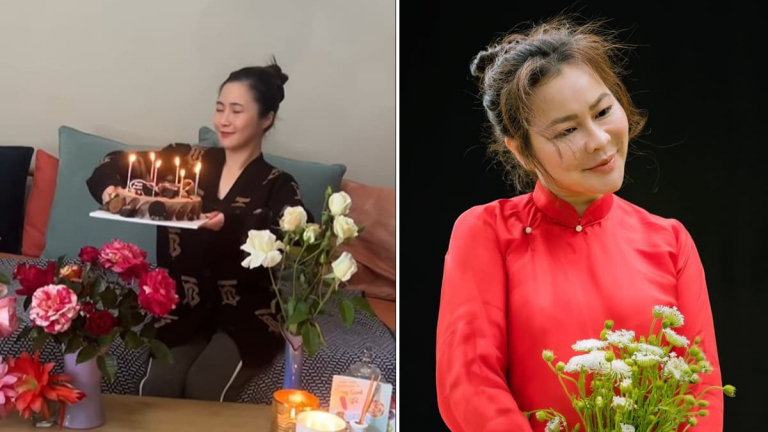 Sao Việt 15/5: Hương Tràm đón sinh nhật ở Mỹ; Vợ doanh nhân của Quý Bình đăng ảnh đầu bù tóc rối