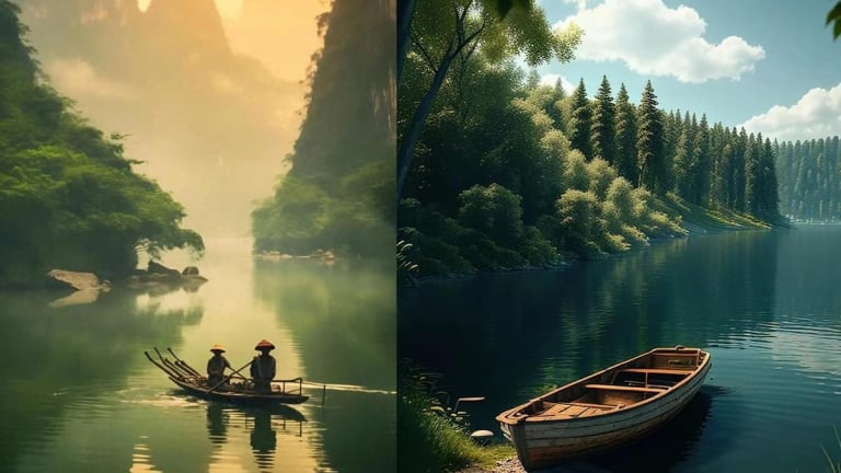 Trắc nghiệm tâm lý: Bạn nghĩ con thuyền nào có cảnh đẹp phía trước và điều gì đang cản trở tương lai của bạn?