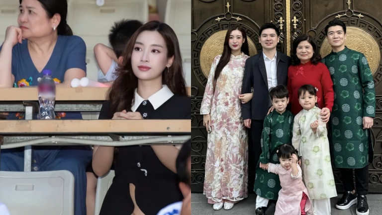 Hoa hậu Đỗ Mỹ Linh và mẹ chồng chung khung hình, mối quan hệ mẹ chồng - nàng dâu thế nào?
