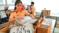 Hơn 1.100 biển số 'đẹp' có chủ, thu gần 59 tỷ trong một ngày