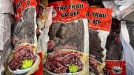 Hàng ngàn tấn thịt trâu đông lạnh Ấn Độ biến thành thịt trâu gác bếp Hà Giang