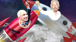 Cuộc đối đầu của giới siêu giàu: Tỷ phú Richard Branson muốn vượt mặt Jeff Bezos trong cuộc đua không gian
