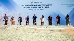 VinFast khởi công nhà máy sản xuất xe điện 2 tỷ USD tại Bắc Carolina