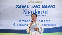 Giải golf từ thiện 'Tấm lòng vàng Nhà đầu tư' lần thứ 2 quyên góp được 650 triệu đồng