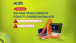 ACBS cảnh báo website chứng khoán giả mạo