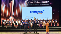 Eximbank vinh dự nhận giải thưởng Sao Khuê 2024