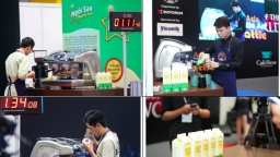 Vinamilk khẳng định vị thế trong pha chế tại đấu trường quốc tế Asia Latte Art Battle