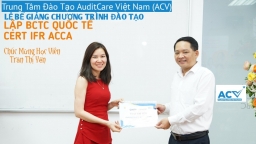 161 học viên hoàn thành khóa học về chuẩn mực lập báo cáo tài chính quốc tế