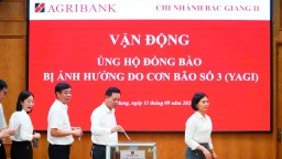 Cán bộ, người lao động Agribank ủng hộ 1 ngày lương khắc phục hậu quả bão số 3