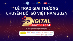 Lễ trao giải Chuyển đổi số Việt Nam 2024 sẽ diễn ra vào sáng 5/10