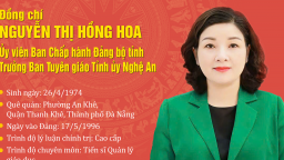 Chân dung tân Trưởng Ban Tuyên giáo Tỉnh ủy Nghệ An