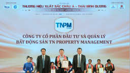 TNPM nhận cúp vàng giải thưởng 'Thương hiệu Châu Á Thái Bình Dương 2024'