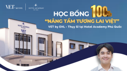 Săn học bổng 100% 'Chuẩn Thụy Sĩ tại Phú Quốc - Ngành Quản trị Khách sạn'