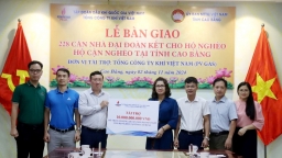 PV GAS trao tặng 228 căn nhà Đại đoàn kết cho người nghèo tại tỉnh Cao Bằng