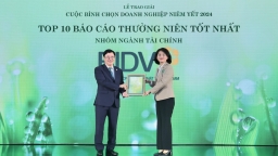 BIDV nhận giải thưởng 'Top 10 Báo cáo thường niên tốt nhất – Nhóm ngành tài chính'