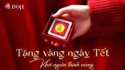 Tặng vàng ngày Tết, trao trọn an khang