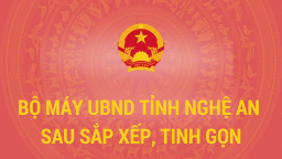 Sau tinh gọn, bộ máy UBND tỉnh Nghệ An ra sao?