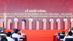 Khởi công dự án đường cao tốc qua tỉnh Nam Định - Thái Bình và Khu công nghiệp Hưng Phú