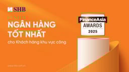 FinanceAsia: SHB là 'Ngân hàng Tốt nhất cho Khách hàng Khu vực công' năm 2025 tại Việt Nam