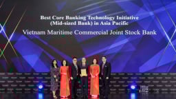 MSB nhận giải thưởng uy tín về công nghệ ngân hàng lõi