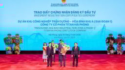 CTCP Titan Hải Phòng được chấp thuận chủ trương đầu tư KCN Trấn Dương – Hòa Bình 