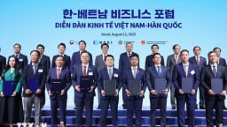 Tổng Bí thư Tô Lâm và Thủ tướng Hàn Quốc chứng kiến Lễ trao các thỏa thuận hợp tác 