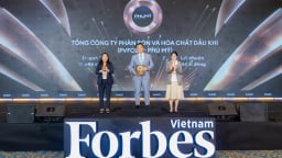 Phú Mỹ - PVFCCo xuất sắc đạt danh hiệu kép Top 50 công ty niêm yết tốt nhất và Top 25 Thương hiệu dẫn đầu Việt Nam năm 2025 