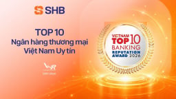 SHB khẳng định vị thế Top 10 Ngân hàng thương mại Việt Nam uy tín năm 2026