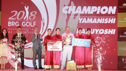 Bế mạc BRG Golf Hanoi Festival 2018:  Du lịch Gôn Việt nam tạo dấu ấn đậm nét với gôn thủ quốc tế