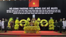 Lễ viếng nguyên Tổng bí thư Đỗ Mười