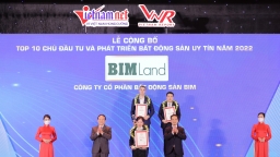 BIM Land lần thứ 4 liên tiếp đạt Top 10 chủ đầu tư bất động sản Việt Nam uy tín