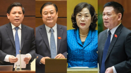 Thống đốc Ngân hàng Nhà nước Nguyễn Thị Hồng và 3 Bộ trưởng ngồi 'ghế nóng' trả lời chất vấn