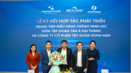 Tân Á Đại Thành hợp tác với Tập đoàn Song Nam triển khai trung tâm điều thành thông minh IOC